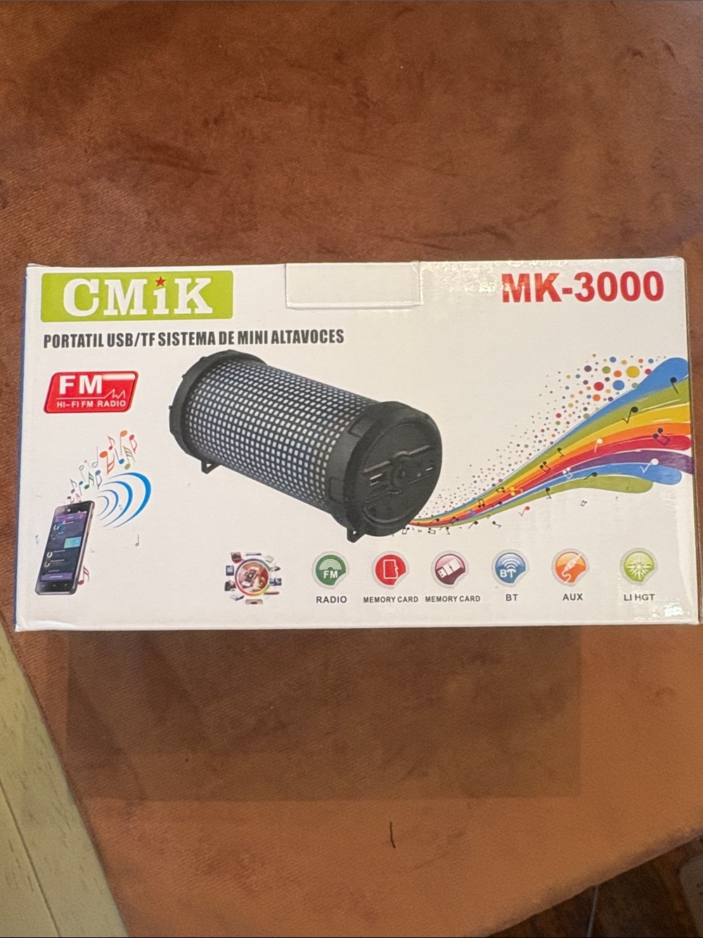 MK-3000 Portable Bluetooth Speaker - Black